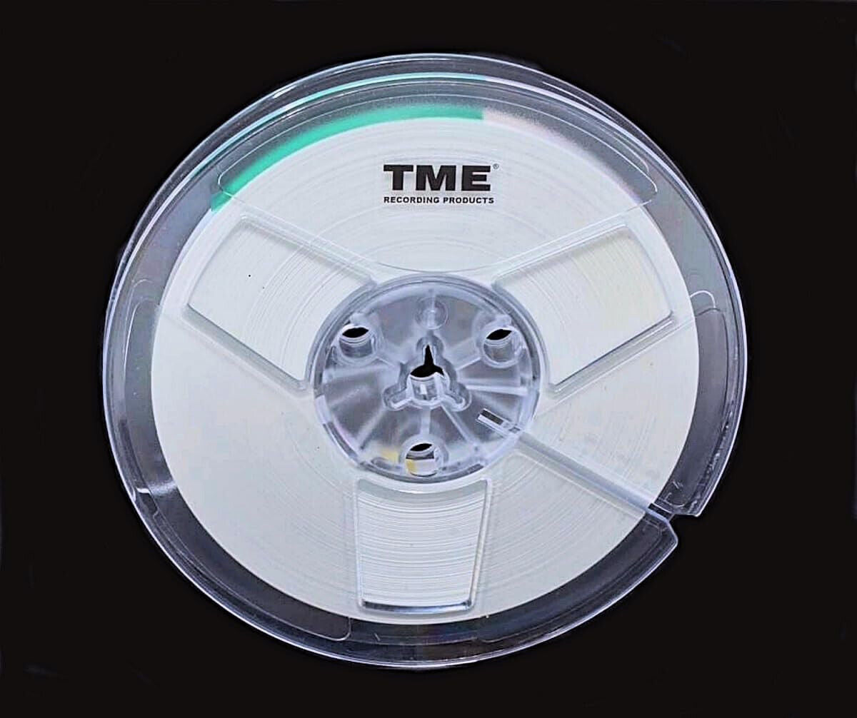 Open Reel Audio Leader Tape Solid White 1/4" X 500' on 5" Reel by TME