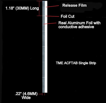 Sensing Foil Tabs Pre-Cut Real Aluminum Foil on Roll for Open Reel Tape Super Easy Peel!