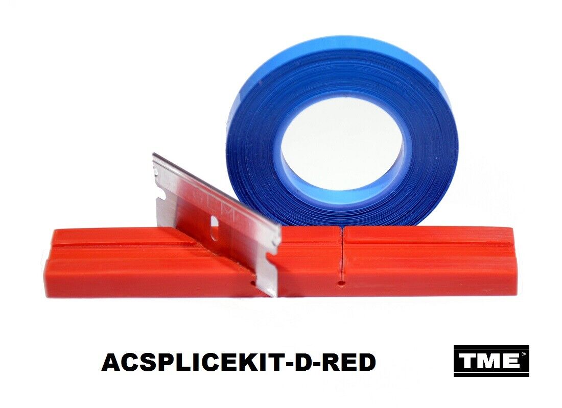Open Reel Audio Splicing Kit, 1/2 1/4 10 Inch Aluminum Alloy Reel to Reel  Tape Splicing Block Splicing Block for Open Reel Tape Media, with Reel of